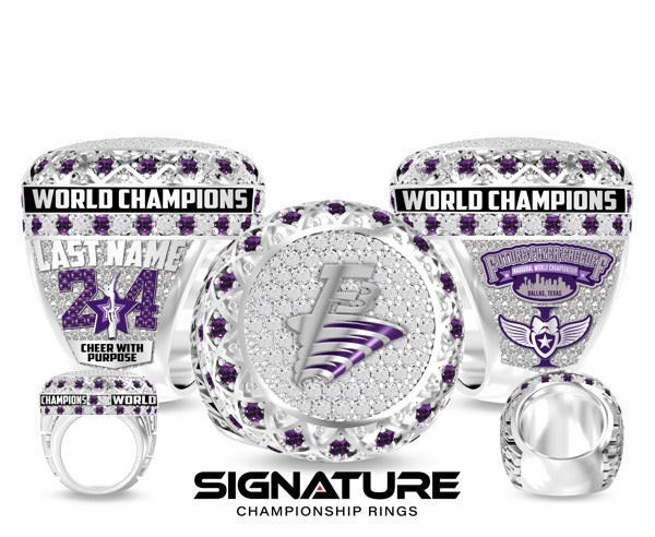Future Flyer Faceoff Cheer 2024 Championship Ring