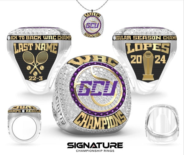 Grand Canyon University Tennis -Women's 2024 Championship Ring