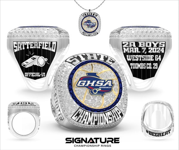 GHSA Referee Basketball -2024 Championship Ring