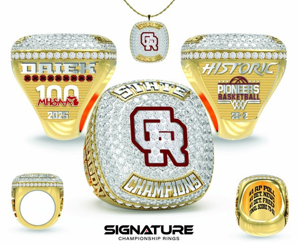 Gabriel Richard Catholic High School Basketball -Men's 2025 Championship Ring