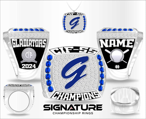 Gahr High School Softball - Women's 2024 Championship Ring