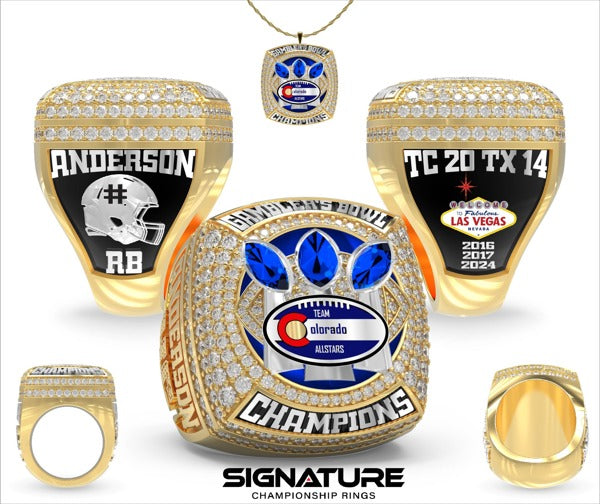 Team Colorado Football 2024 Championship Ring