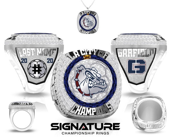 James A Garfield High School Soccer -Men's 2023 Championship Ring