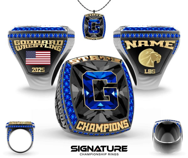 Goddard High School Wrestling 2025 Championship Ring