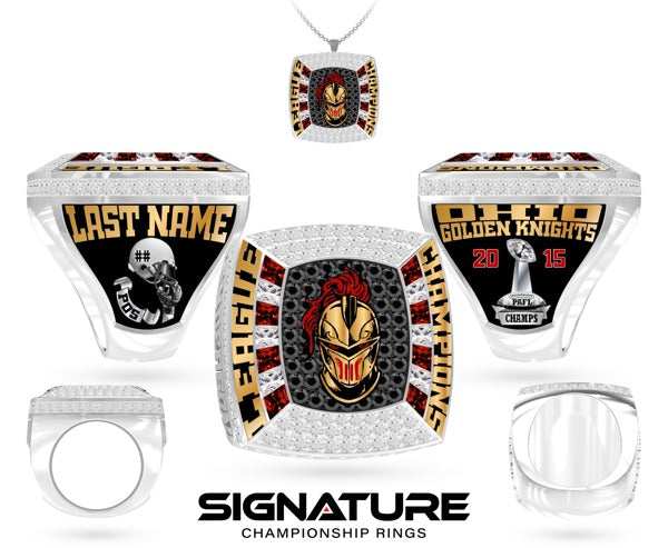 Ohio Golden Kights Football 2015 Championship Ring