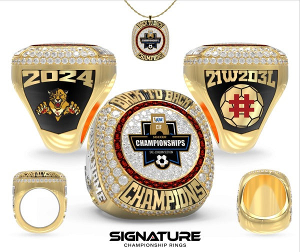 Golden Valley High School Soccer -Men's 2024 Championship Ring