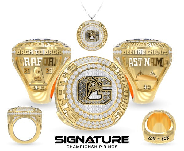Graford High School Basketball -Men's 2023 Championship Ring