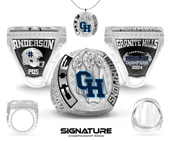 Granite Hills High School Football 2024 Championship Ring