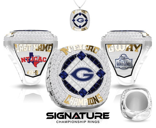 Grayson College Softball 2023 Championship Ring
