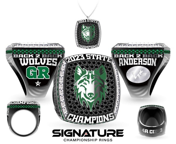 Green River High School Cheer 2023 Championship Ring
