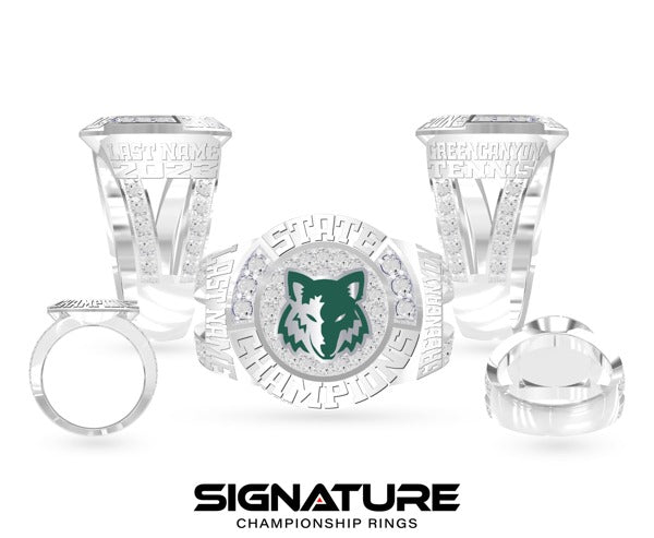 Green Canyon High School Tennis -Women's 2023 Fashion Ring