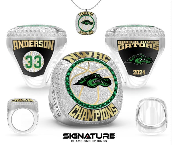 Green River College Basketball -Men's 2024 Championship Ring
