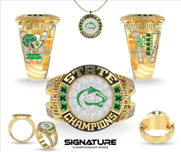 Greendale High School Cheer 2025 Fashion Ring