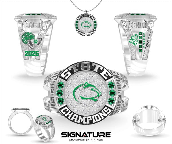 Greendale High School Cheer 2025 Fashion Ring