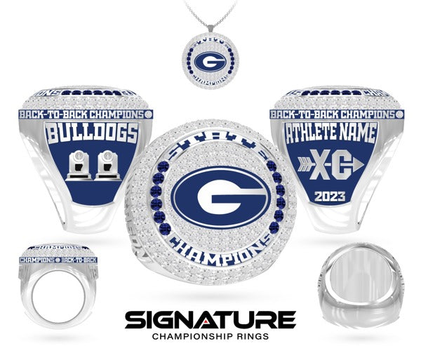 Greenwood High School Cross Country -Women's 2023 Championship Ring