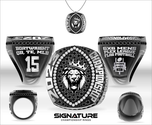Eddie Boatwright Flag Football 2023 Championship Ring