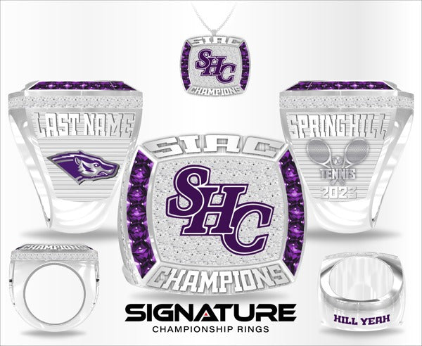 Spring Hill College Tennis -Men's 2023 Championship Ring