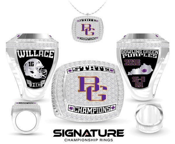 Bowling Green High School Football 2016 Championship Ring