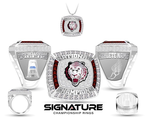 Campbellsville University Track &amp; Field -Coed 2023 Championship Ring Indoor