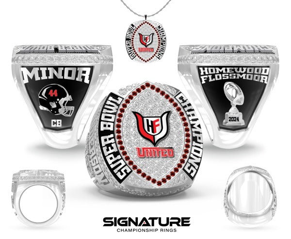 HF United Football 2024 Championship Ring