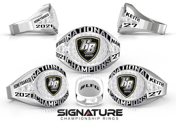 HoneyBaked Hockey Fashion Ring