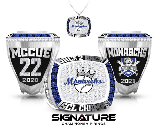 Hutch Monarchs Baseball Championship Ring