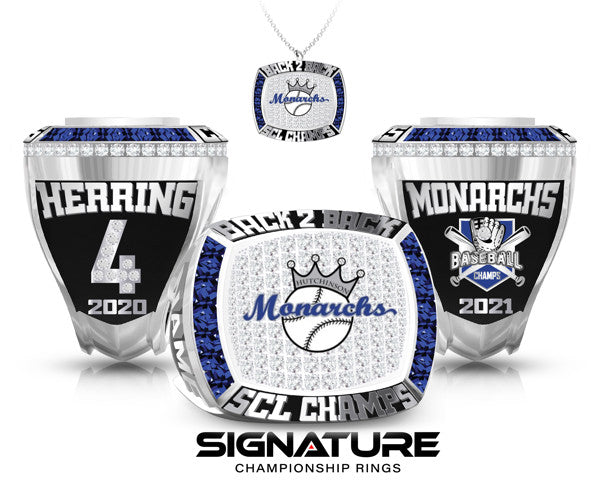 Hutch Monarchs Baseball Championship Ring