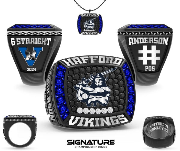 Hafford Central School Football 2024 Championship Ring