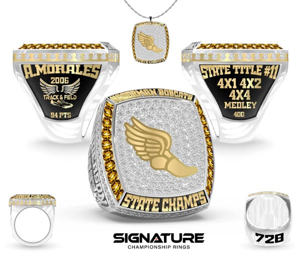 Hagerman High School Track &amp; Field -Men's Championship Ring