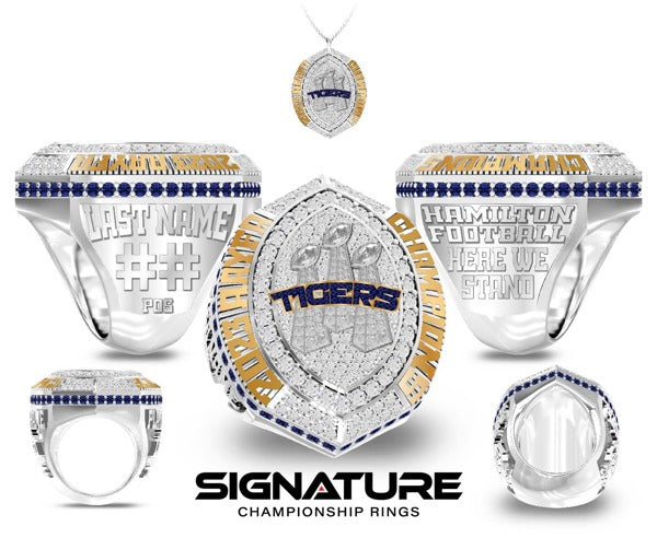 HAMILTON TIGERS Football 2023 Championship Ring