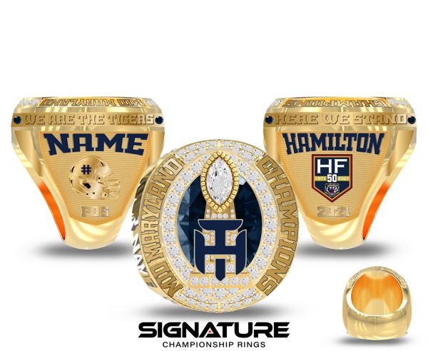 Hamilton Football Championship Ring