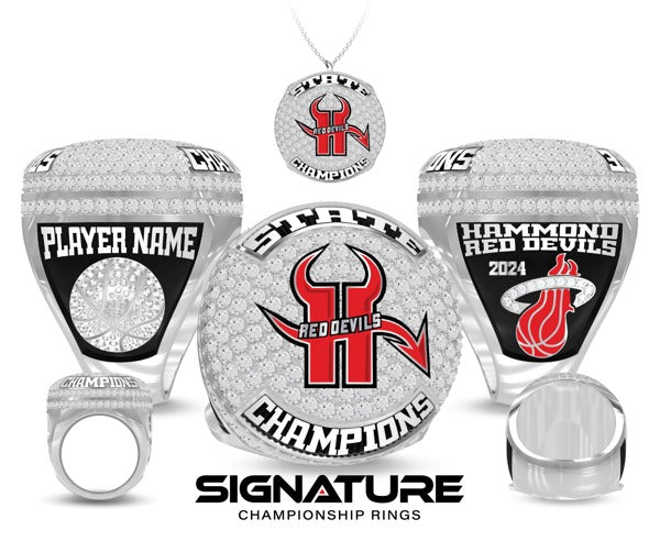 Hammond Central School Basketball -Women's 2024 Championship Ring