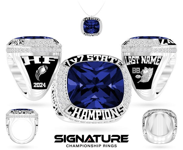 Hamshire-Fannett High School Football 2024 Championship Ring