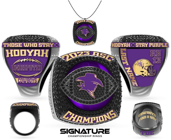 Hardin-Simmons University Football 2023 Championship Ring