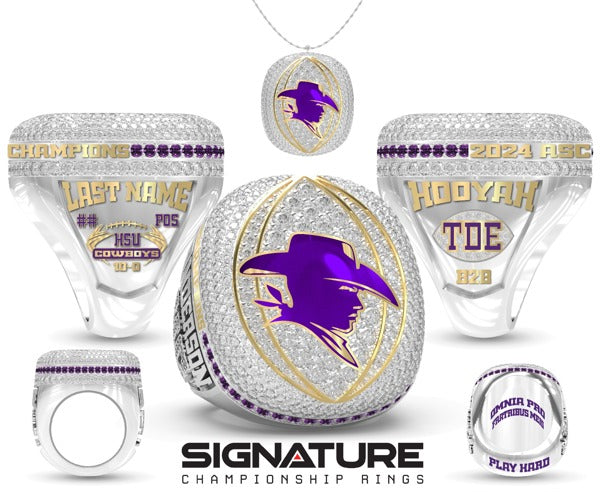 Hardin-Simmons University Football 2024 Championship Ring