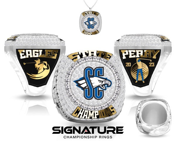 Summit Christian Academy Golf 2023 Championship Ring