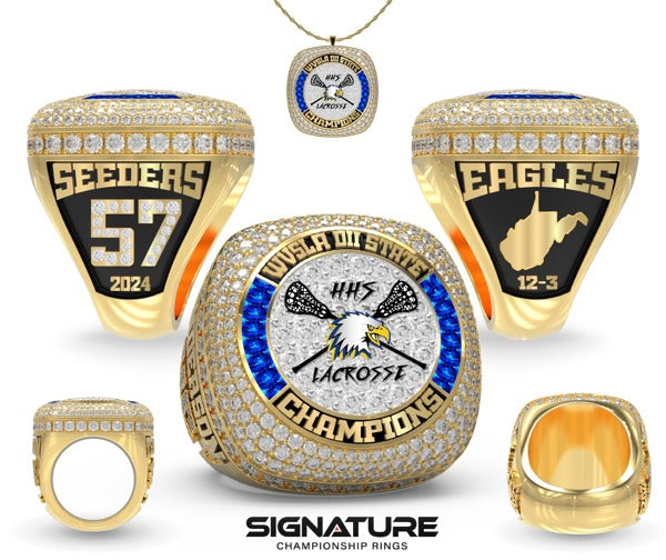 Hedgesville High School Lacrosse -Men's 2024 Championship Ring State