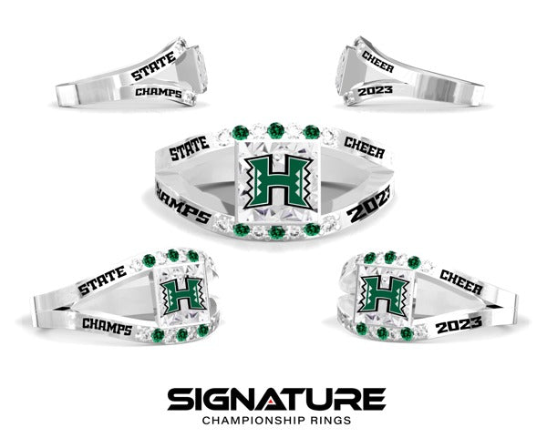 Highland High School Cheer 2023 Championship Ring