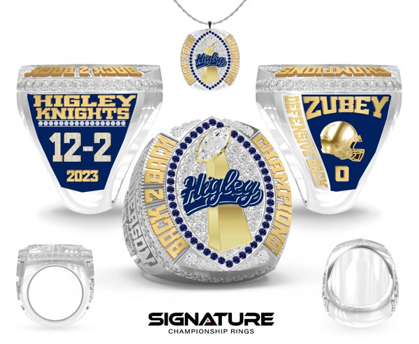 Higley High School Football 2023 Championship Ring