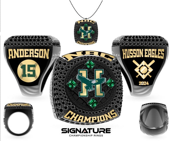 Husson University Baseball 2024 Championship Ring