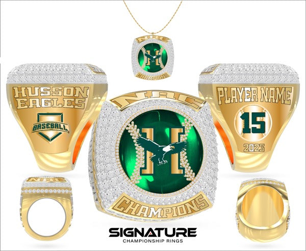 Husson University Baseball 2023 Championship Ring