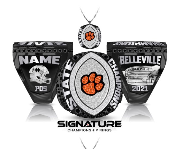 Belleville High School Championship Ring - Blackcast