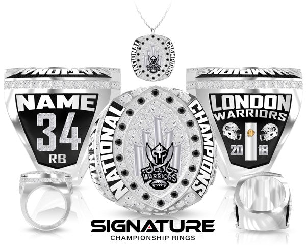 London Warriors Championship Ring 2018