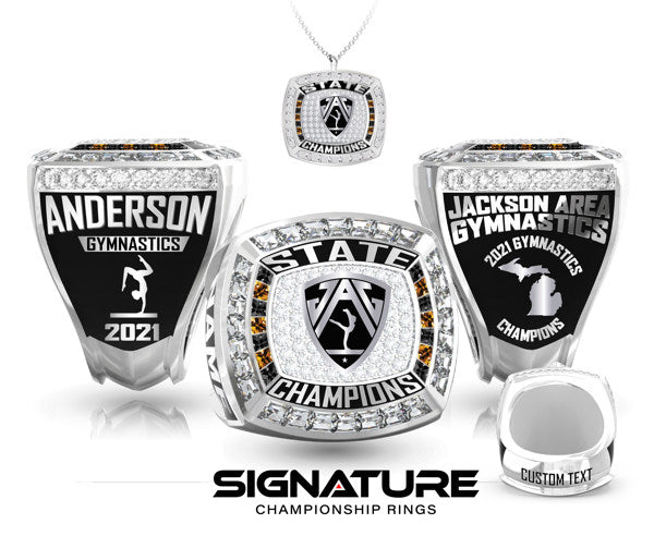 Jackson Area Gymnastics Championship Ring