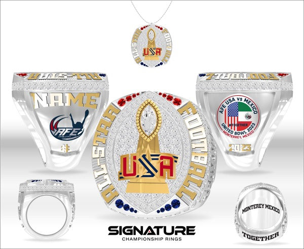 Sandy Glossenger Women's United 3XL Football 2023 Championship Ring