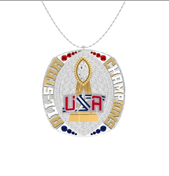 Sandy Glossenger Independence Bowl Football 2023 Pendant