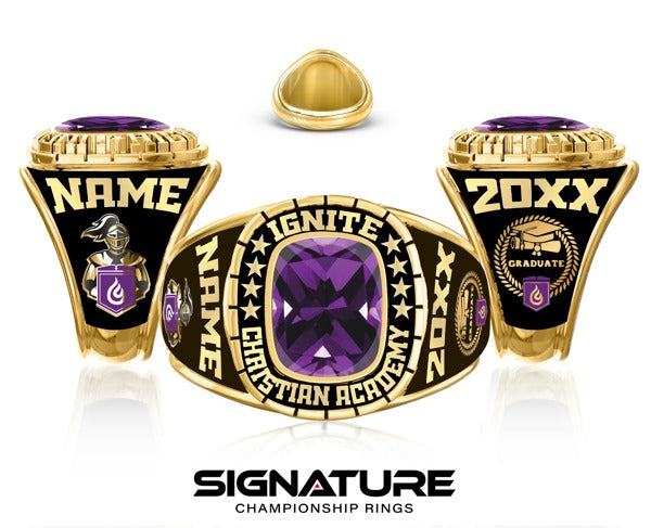 Ignite Christian Academy Men's Class Ring