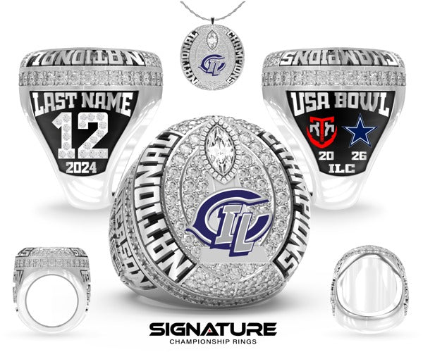 Illinois Cowboys Football 2024 Championship Ring