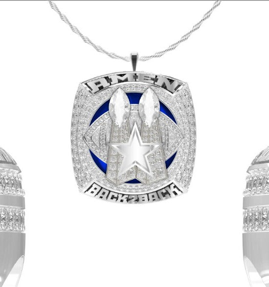 Illinois Cowboys Football 2024 Pendant