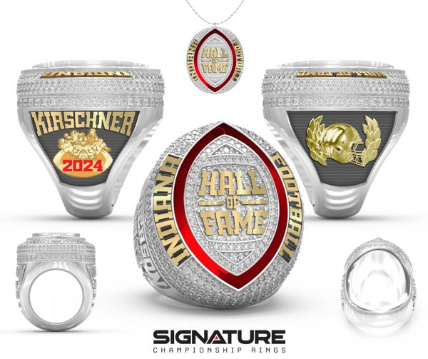 Indiana Football Hall of Fame Football 2024 Championship Ring